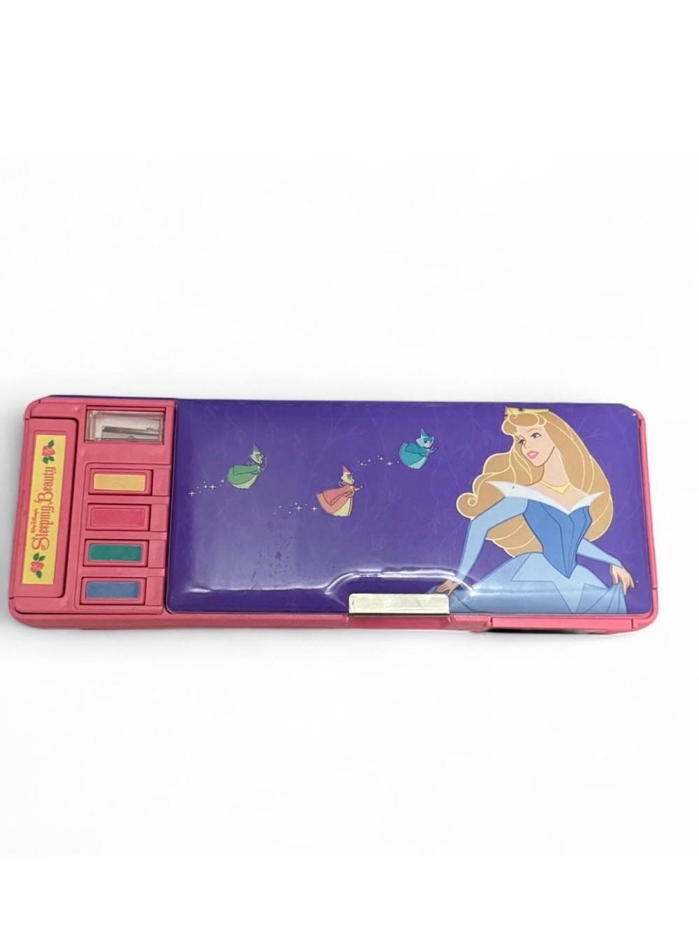 90s Disney Sleeping Beauty Pop Up Pencil Case w/ Pencils
